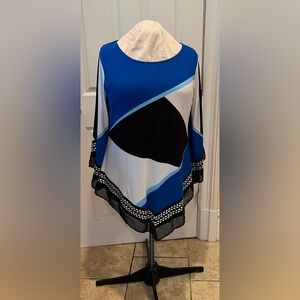 Alfani Size 2x Women’s Tunic Top with Bold Geometric Pattern